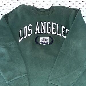 green crewneck